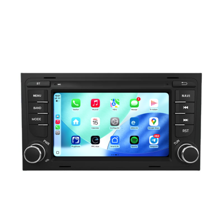 Navigatie Android Dedicata Audi A4 B6/B7 (2001 - 2008), 7Inch, 2Gb Ram, 32Gb Stocare, Carplay [3]