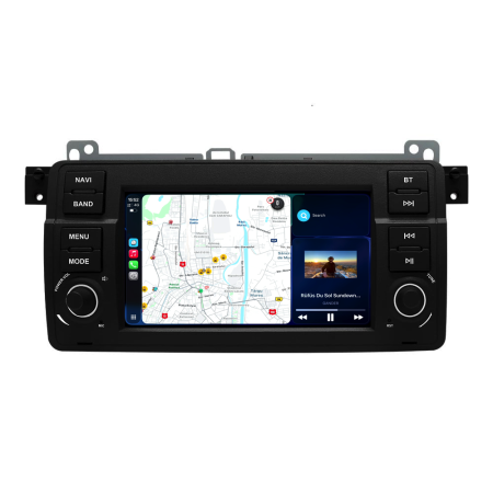 Seria 3 E46 (1997 - 2005) - Navigatie Dedicata BMW Seria 3 E46 (1998 - 2006), 7Inch, 4Gb Ram, 64Gb Stocare, Bluetooth, WiFi, Carplay