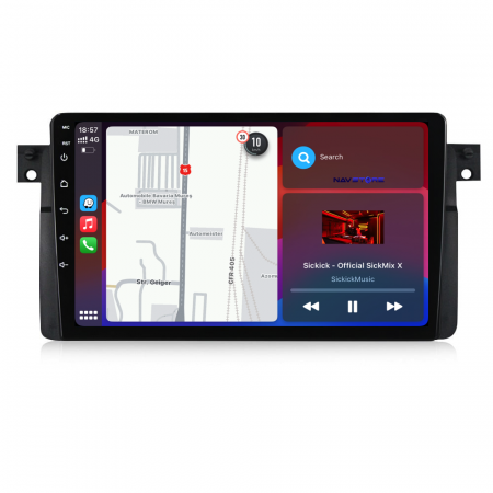 Navigatie Dedicata BMW Seria3 E46 (1997-2005), 9Inch, 6Gb Ram, 128Gb Stocare, Carplay [2]