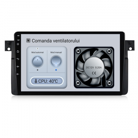 Navigatie Dedicata BMW Seria3 E46 (1997-2005), 9Inch, 6Gb Ram, 128Gb Stocare, Carplay [5]