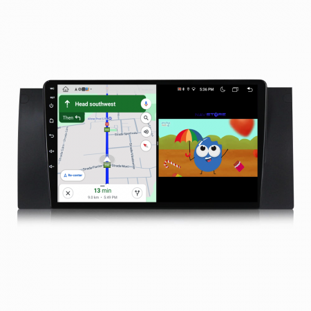 Navigatie Dedicata BMW Seria5 E39/X5 E53 (1995-2003), 9Inch, 2Gb Ram, 64Gb Stocare, Carplay [4]