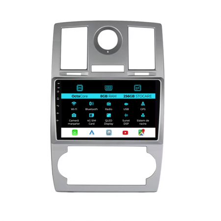 300C (2004 - 2007) - Navigatie Dedicata Chrysler 300C (2004-2008), 9Inch, 8Gb Ram, 256Gb Stocare, Carplay