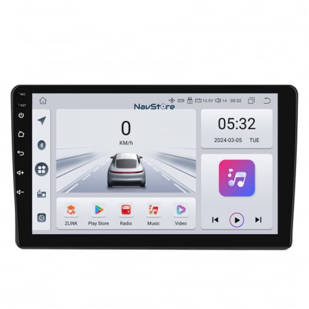500L (2012 - 2017) - Navigatie Android Dedicata Fiat 500L (2012 - 2017), 10Inch, 4Gb Ram, 64Gb Stocare, Bluetooth, WiFi, Carplay