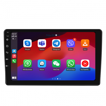 Navigatie Android Dedicata Fiat Panda (2003 - 2012), 9Inch, 2Gb Ram, 64Gb Stocare, Carplay [3]