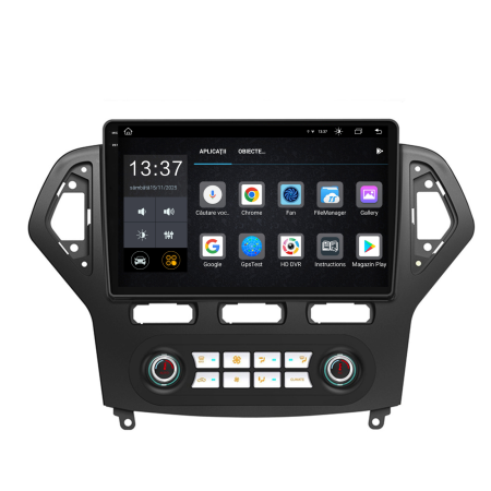 Navigatie Android Dedicata Ford Mondeo (2007-2014), 2K, 4Gb Ram, 64Gb Stocare, Carplay - Clima Automata [5]
