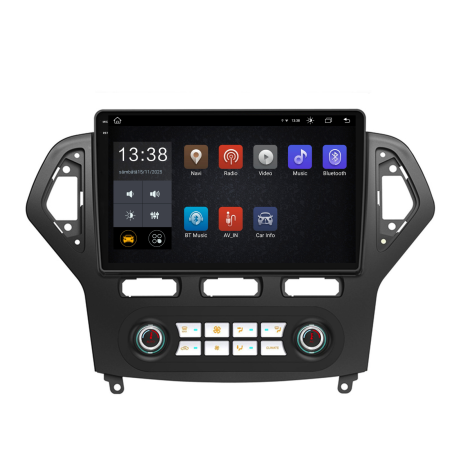 Navigatie Android Dedicata Ford Mondeo (2007-2014), 2K, 4Gb Ram, 64Gb Stocare, Carplay - Clima Automata [3]