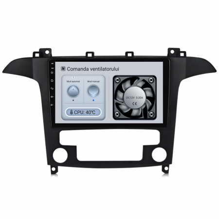 Navigatie Dedicata Ford S-Max (2006 - 2015) 9Inch, 1Gb Ram, 32Gb Stocare, Carplay [5]