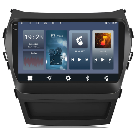 Navigatie Android Dedicata Hyundai IX45 SantaFe (2013-2017), 9Inch, 2Gb Ram, 32Gb Stocare, Carplay [6]