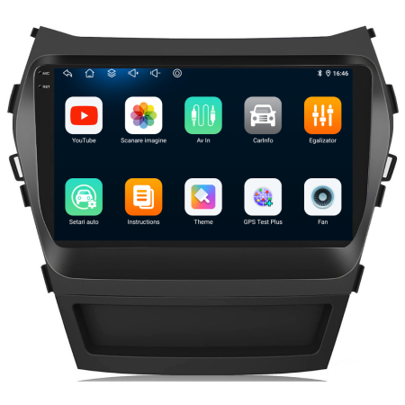 Navigatie Android Dedicata Hyundai IX45 SantaFe (2013-2017), 9Inch, 2Gb Ram, 32Gb Stocare, Carplay [5]