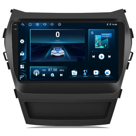 Navigatie Android Dedicata Hyundai IX45 SantaFe (2013-2017), 9Inch, 6Gb Ram, 128Gb Stocare, Carplay [6]