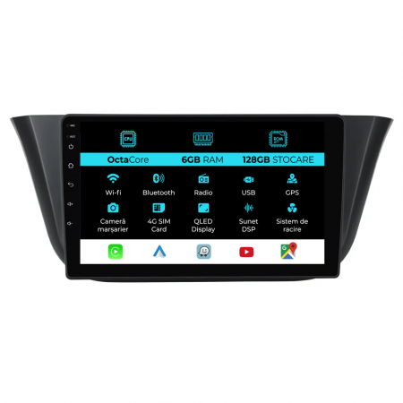 Daily (2014 - 2021) - Navigatie Dedicata Iveco Daily (2014-2021), 9Inch, 6Gb Ram, 128Gb Stocare, Carplay