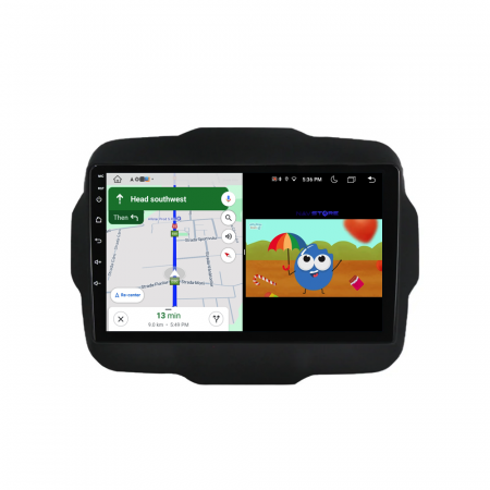 Navigatie Dedicata Jeep Renegade (2016-2020), 9Inch, 6Gb Ram, 128Gb Stocare, Carplay [4]