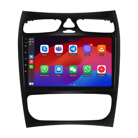 Navigatie Dedicata Mercedes C-Class W203 CLK W209 (2000 - 2005), 9Inch, 8Gb Ram, 256Gb Stocare, Carplay [3]
