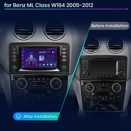Navigatie Dedicata Mercedes Benz ML W164 | GL X164 (2005 - 2012), 7Inch, 2Gb Ram, 32Gb Stocare, Carplay [1]