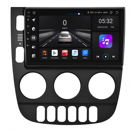 Navigatie Android Dedicata Mercedes ML W163 (1998-2005), 9Inch, 4Gb Ram, 64Gb Stocare, Bluetooth, WiFi, Carplay [1]