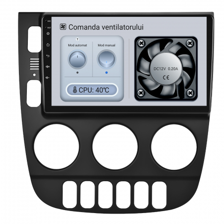 Navigatie Android Dedicata Mercedes ML W163 (1998-2005), 9Inch, 4Gb Ram, 64Gb Stocare, Bluetooth, WiFi, Carplay [2]