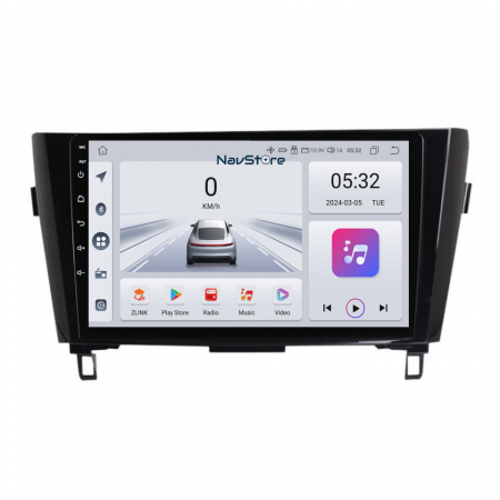 Qashqai J11 (2013- 2021) - Navigatie Android Dedicata Nissan Qashqai J11, X Trail T32 (2013-2021), 10Inch, 4Gb Ram, 64Gb Stocare, Bluetooth, WiFi, Carplay