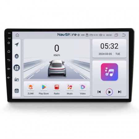 Astra H (2004 - 2009) - Navigatie Android Dedicata Opel Zafira/Astra/Antara/Corsa (2005-2015), 9Inch, 4Gb Ram, 64Gb Stocare, Bluetooth, WiFi, Carplay