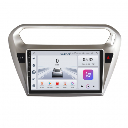 C-Elysee (2013 - 2018) - Navigatie Android Dedicata Peugeot 301, Citroen C-Elysee (2013-2018), 9Inch, 4Gb Ram, 64Gb Stocare, Bluetooth, WiFi, Carplay