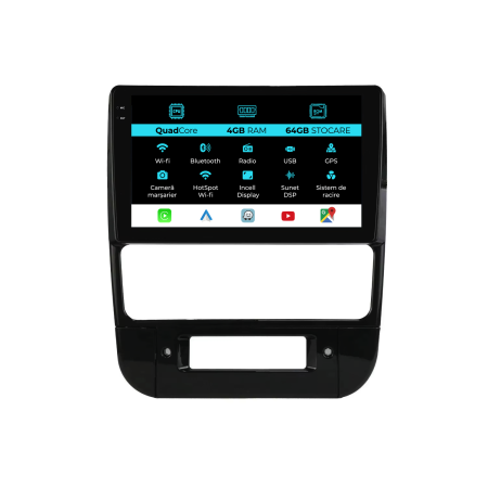 406 (1998-2004) - Navigatie Dedicata Peugeot 406 (1998-2004),QuadCore, 9Inch, 4Gb Ram, 64Gb Stocare, Carplay