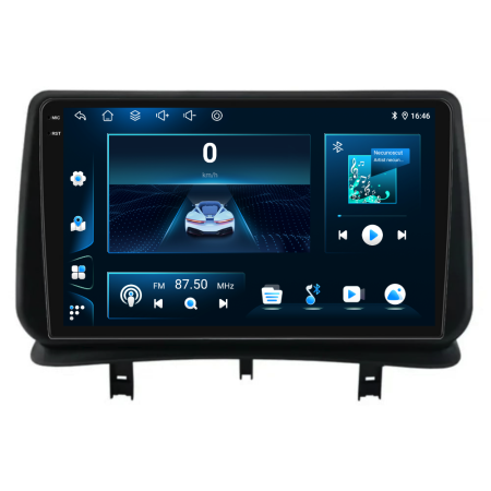 Navigatie Android Dedicata Renault Clio 3 (2005-2014), 9Inch, 4Gb Ram, 64Gb Stocare, Carplay [6]