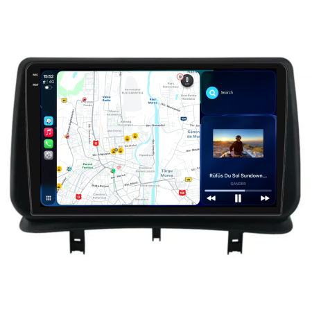 Navigatie Android Dedicata Renault Clio 3 (2005-2014), 9Inch, 6Gb Ram, 128Gb Stocare, Carplay [1]