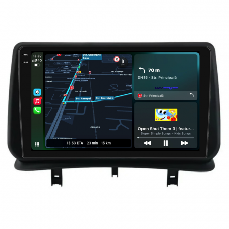 Navigatie Android Dedicata Renault Clio 3 (2005-2014), 2K, 12Gb Ram, 256Gb Stocare, Carplay [3]