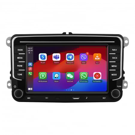 Navigatie Dedicata Skoda, 7Inch, 4Gb Ram, 64Gb stocare, Apple Carplay/Android Auto [1]