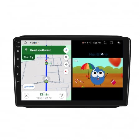 Navigatie Dedicata Skoda Fabia (2007-2014), 10Inch, 6Gb Ram, 128Gb Stocare, Carplay [4]