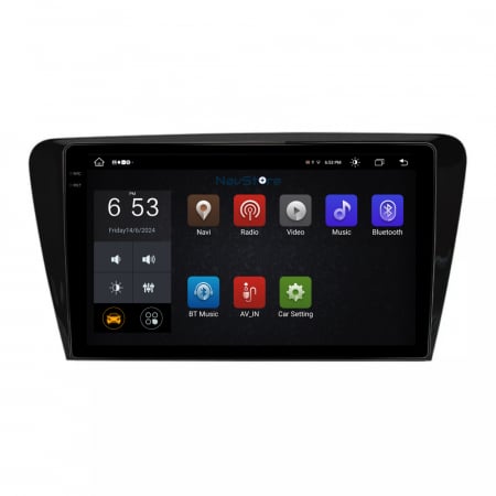 Navigatie Android Dedicata Skoda Octavia 3 (2013-2018) Display 2K, 8Gb Ram, 256Gb stocare, Bluetooth, WiFi, Waze, Carplay [3]