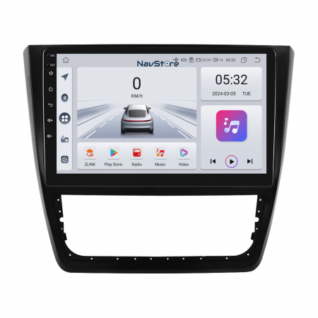 Yeti (2009 - 2012) - Navigatie Android Dedicata Skoda Yeti (2009-2017), 10Inch, 4Gb Ram, 64Gb Stocare, Carplay