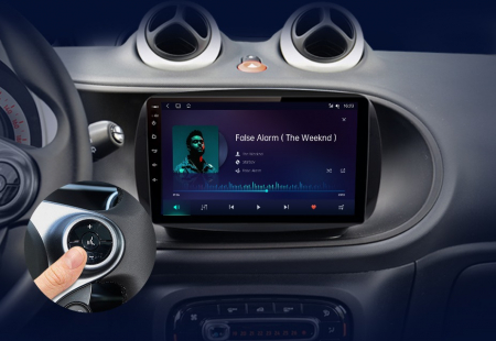 Navigatie Android Dedicata Smart For Two (2016-2021) For Four (2016-2021), 9 Inch, 6Gb Ram, 128Gb stocare, Bluetooth, WiFi [2]