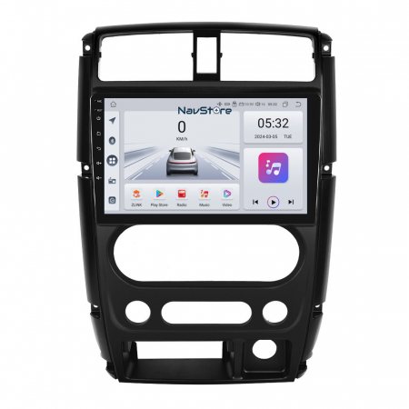 Jimny 3 (2005 - 2019)      - Navigatie Android Dedicata Suzuki Jimny 3 (2005-2019), 9Inch, 4Gb Ram, 64Gb Stocare, Bluetooth, WiFi, Carplay
