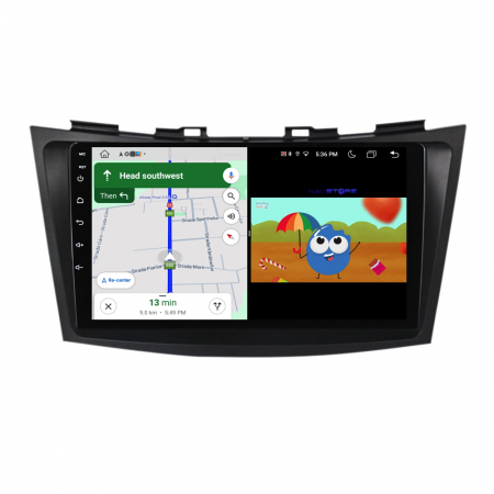 Navigatie Dedicata Suzuki Swift (2010-2017), 9Inch, 6Gb Ram, 128Gb Stocare, Carplay [4]