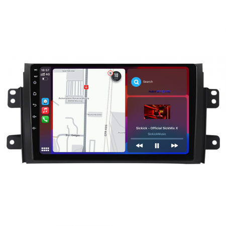 Navigatie Dedicata Suzuki SX4 (2006-2012), 9Inch 6Gb Ram, 128Gb Stocare, Carplay [2]