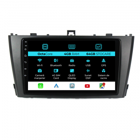 Avensis (2008 - 2015) - Navigatie Dedicata Toyota Avensis (2008-2015), 9Inch, 4Gb Ram, 64Gb Stocare, Carplay