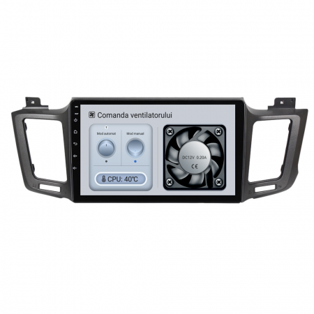 Navigatie Dedicata Toyota Rav 4 (2012-2018), 10 Inch, 8Gb Ram, 256Gb Stocare, Carplay [5]