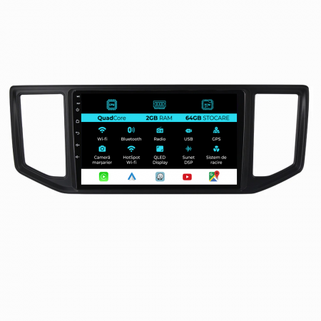 Crafter (2017 - 2021) - Navigatie Android Dedicata Volkswagen Crafter (2017 - 2021), 10Inch, 2Gb Ram, 64Gb Stocare, Carplay