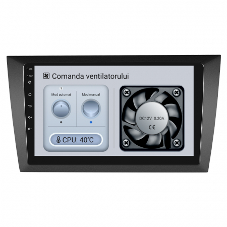 Navigatie Android Dedicata Volkswagen Golf 6 (2009 - 2013), 9 Inch, 4Gb Ram, 64Gb stocare, Bluetooth, WiFi, Carplay [3]
