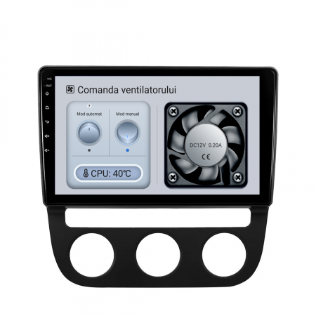 Navigatie Android Dedicata Volkswagen Golf5/Jetta (2004-2009), 10Inch, 4Gb Ram, 64Gb Stocare, Bluetooth, WiFi, Carplay [2]
