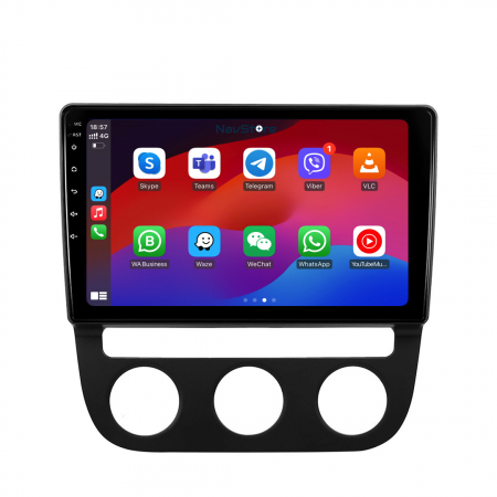 Navigatie Dedicata Volkswagen Golf5/Jetta (2004-2009), 10Inch, 6Gb Ram, 128Gb Stocare, Carplay [3]