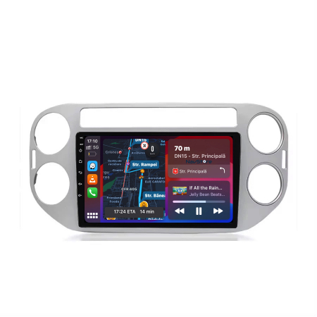 Navigatie Dedicata Volkswagen Tiguan (2006-2016), 9Inch, 6Gb Ram, 128Gb Stocare, Carplay [1]