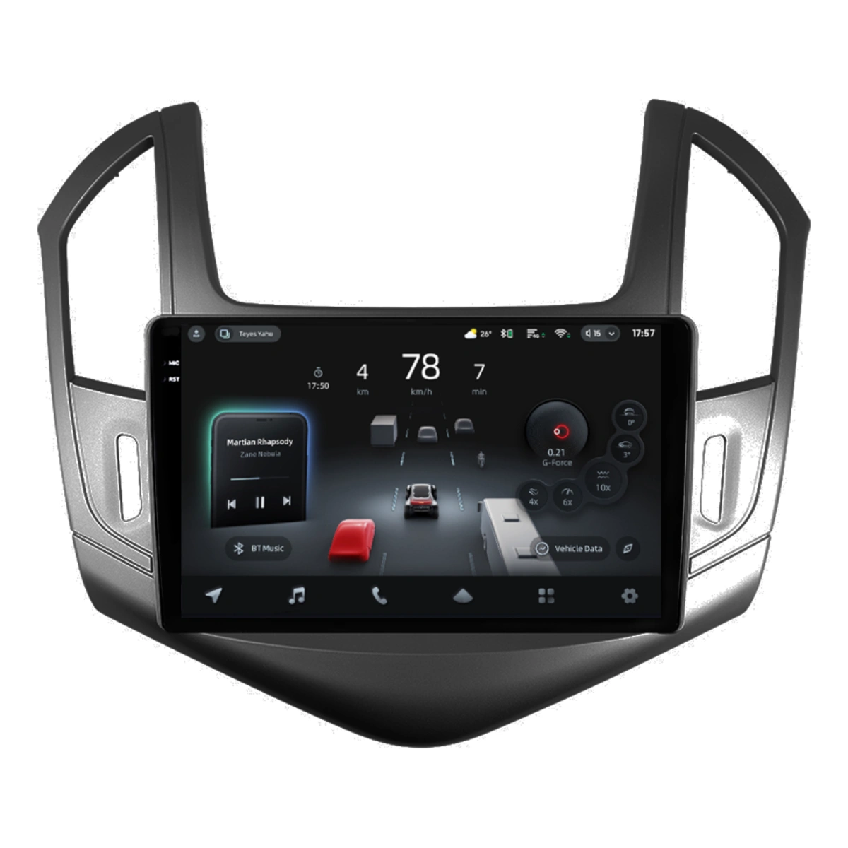 Navigatii Dedicate - Navigatie Auto cu Asistenta AI Teyes CC4 PRO Chevrolet Cruze J308 2012-2015 8+128GB 9.5" QLED, Android 13, 5G, 7.1 DSP, CarPlay