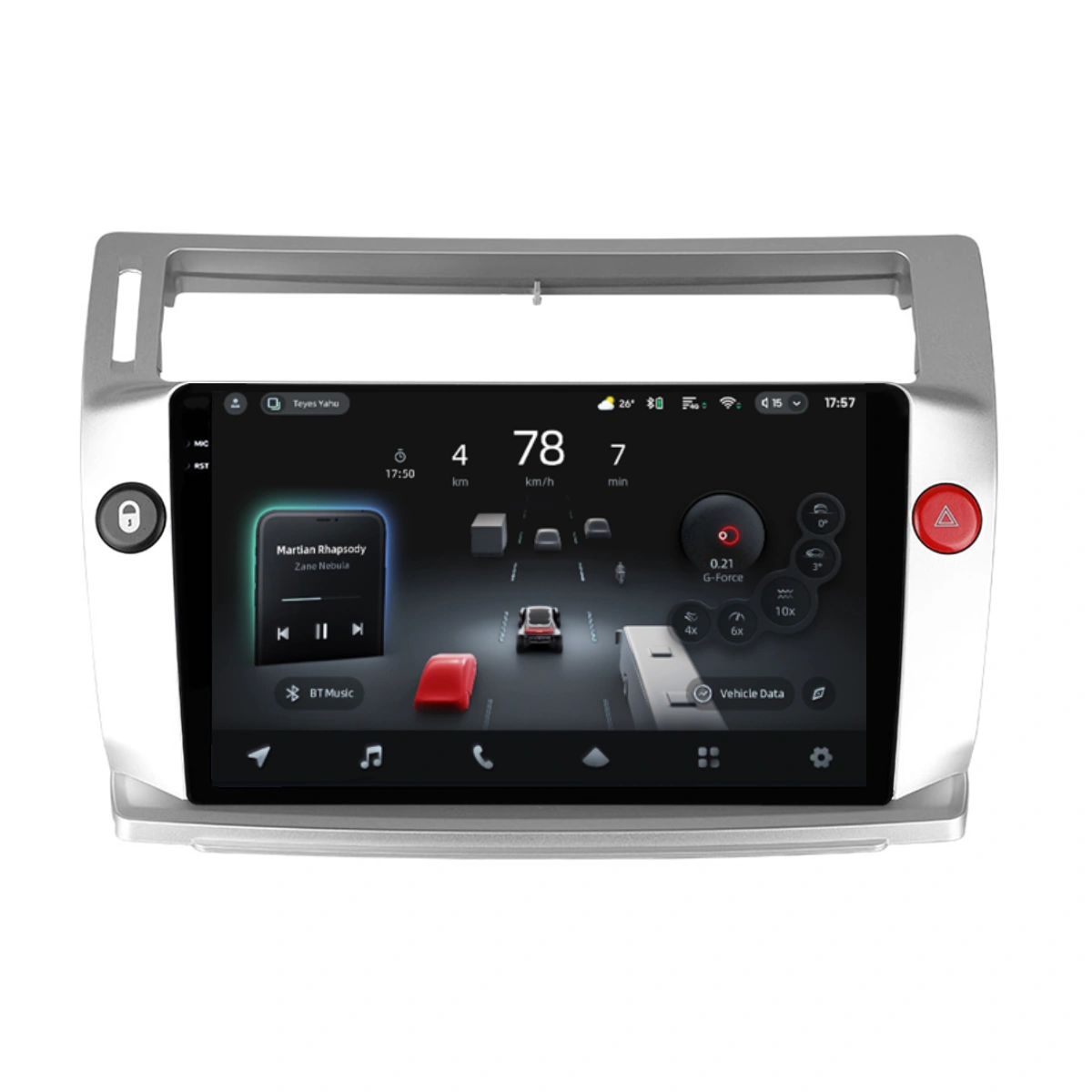 Navigatii Dedicate - Navigatie Auto cu Asistenta AI Teyes CC4 PRO Citroen C4 2004-2014 8+128GB 9.5" QLED, Android 13, 5G, 7.1 DSP, CarPlay