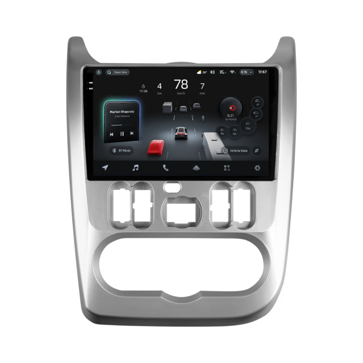 Logan (2008-2012) - Navigatie Auto cu Asistenta AI Teyes CC4 PRO Dacia Logan 1 2008-2012 8+128GB 9.5" QLED, Android 13, 5G, 7.1 DSP, CarPlay