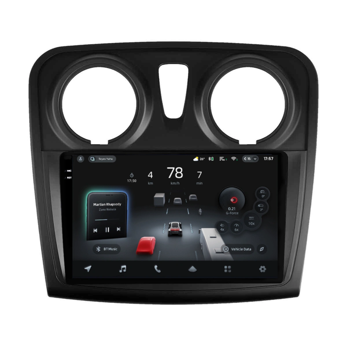 Navigatii Dedicate - Navigatie Auto cu Asistenta AI Teyes CC4 PRO Dacia Logan 2 2012-2016 8+128GB 9.5" QLED, Android 13, 5G, 7.1 DSP, CarPlay