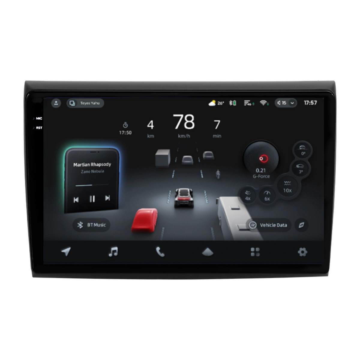 Navigatii Dedicate - Navigatie Auto cu Asistenta AI Teyes CC4 PRO Fiat Bravo 2007-2014 8+128GB 9.5" QLED, Android 13, 5G, 7.1 DSP, CarPlay