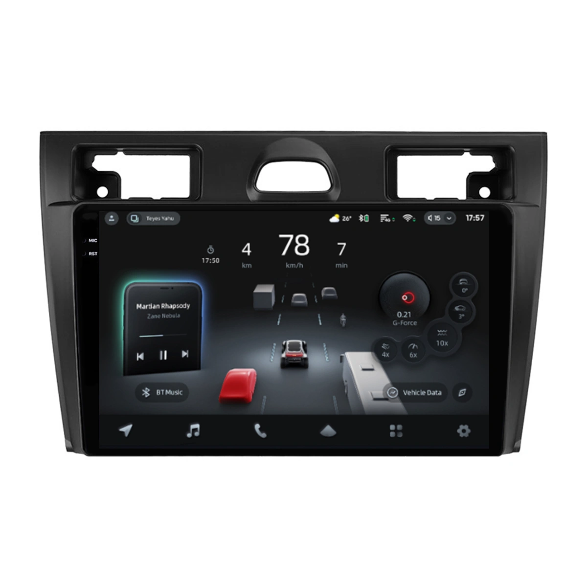 Navigatii Dedicate - Navigatie Auto cu Asistenta AI Teyes CC4 PRO Ford Fiesta 5 2002-2008 8+128GB 9.5" QLED, Android 13, 5G, 7.1 DSP, CarPlay