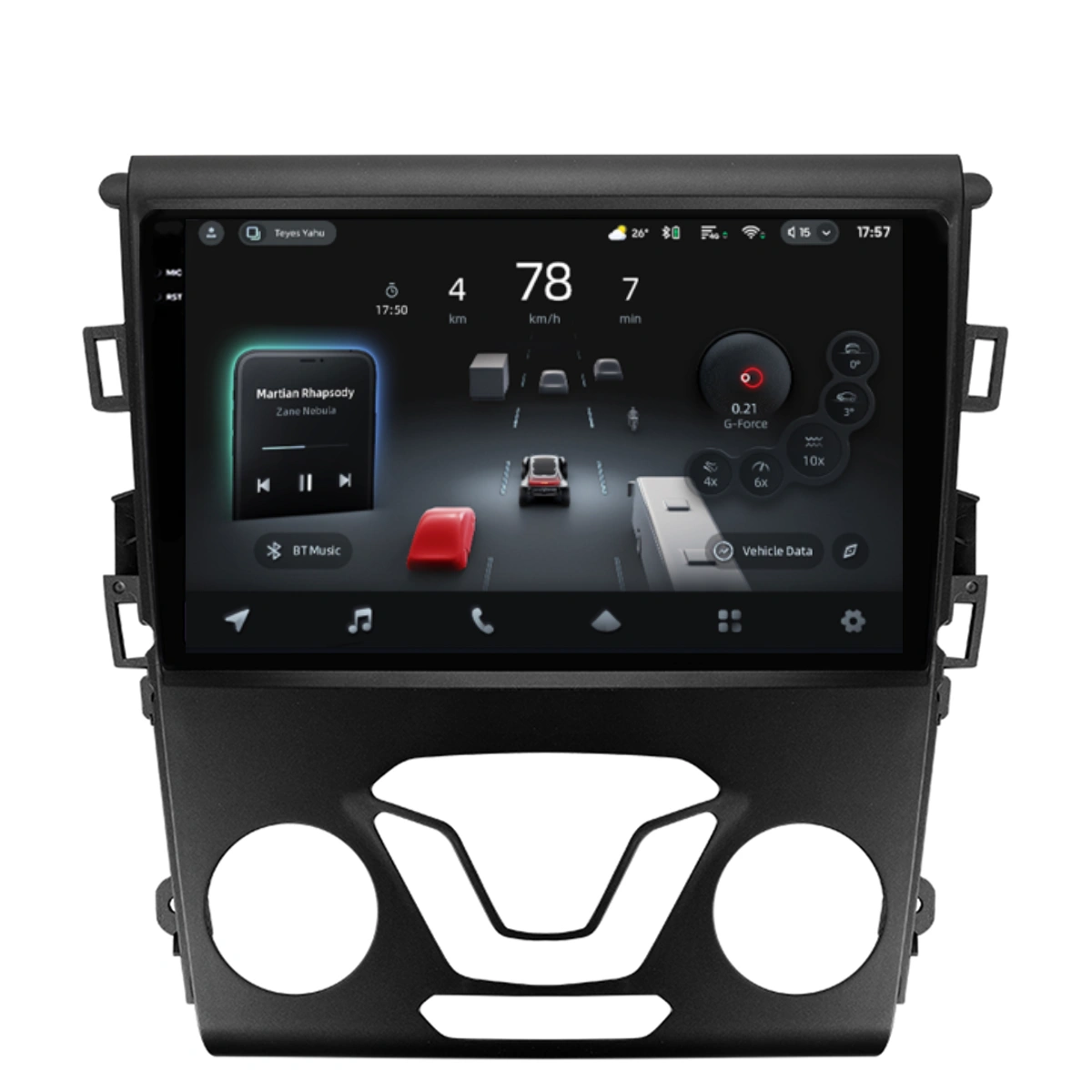 Mondeo (2014-2022) - Navigatie Auto cu Asistenta AI Teyes CC4 PRO Ford Mondeo 4 2014-2022 8+128GB 9.5" QLED, Android 13, 5G, 7.1 DSP, CarPlay