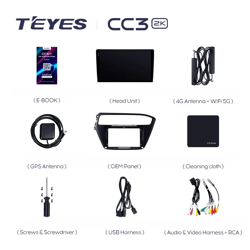 Navigatie Auto cu Asistenta AI Teyes CC4 PRO Hyundai i20 2018-2020 8+128GB 9.5" QLED, Android 13, 5G, 7.1 DSP, CarPlay [7]